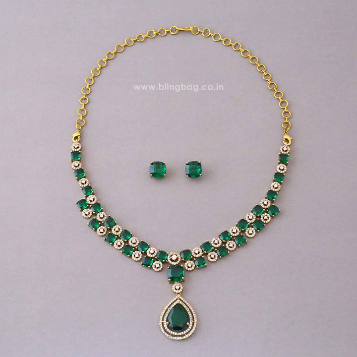 Emerald Regal Victorian Jewellery Set - New Arrival
