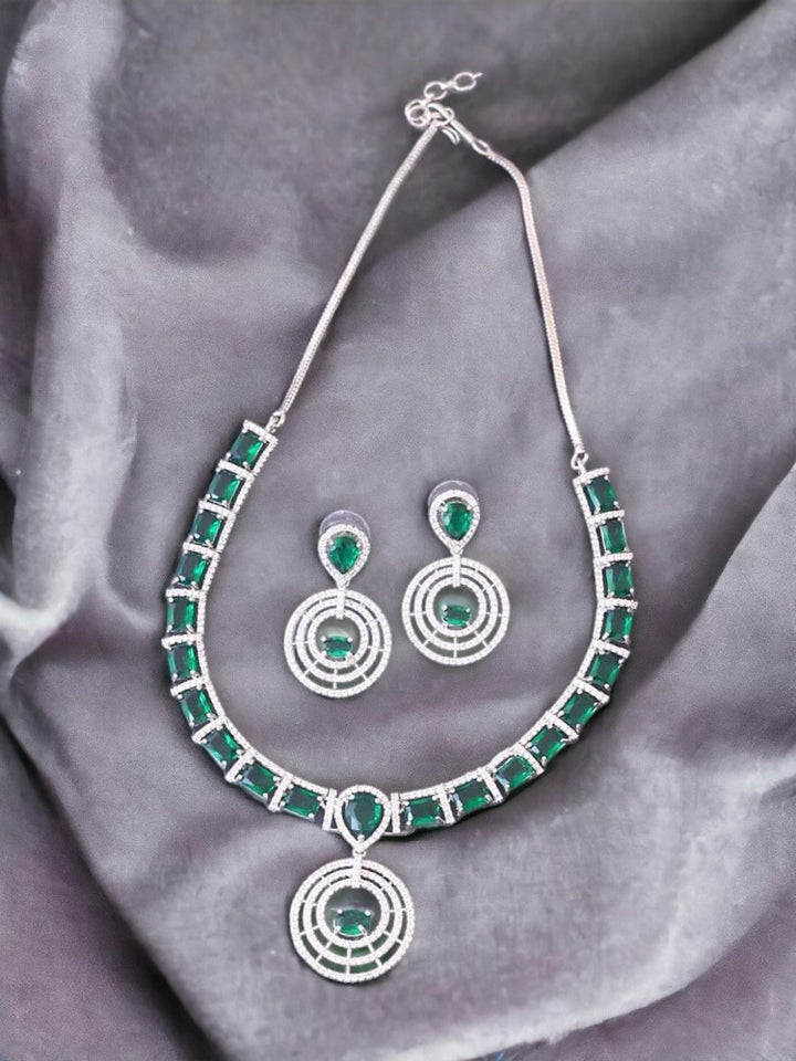 Emerald Rhea Zirconia Jewellery Set