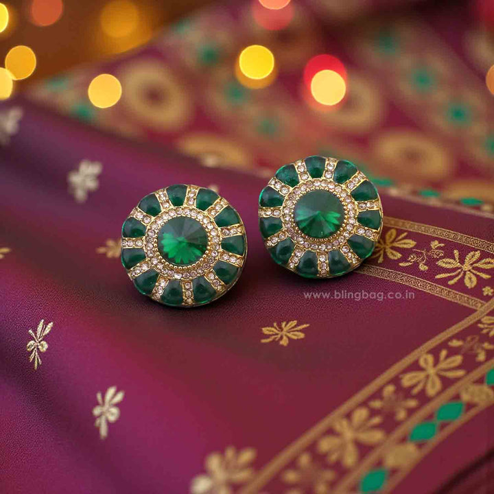 Emerald RhivanI Studs