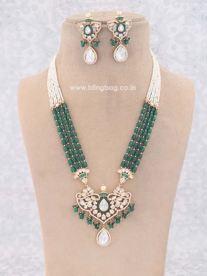 Emerald Risette Zirconia Jewellery Set