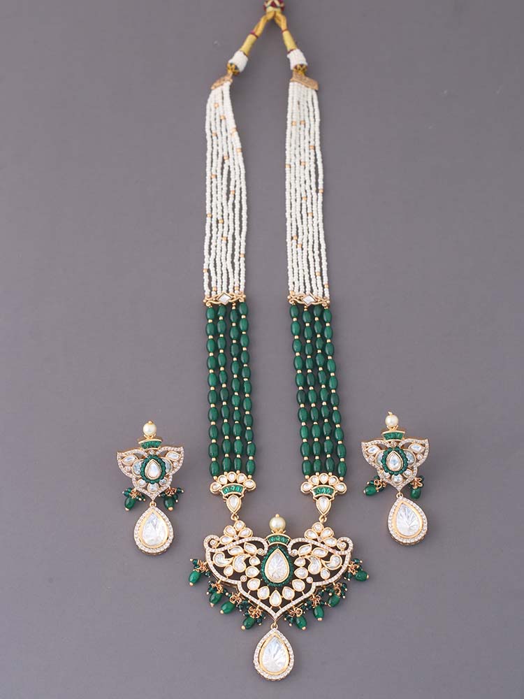 Emerald Risette Zirconia Jewellery Set