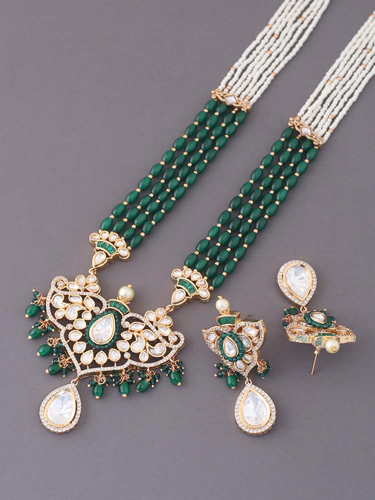Emerald Risette Zirconia Jewellery Set