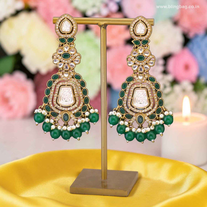 Emerald Ritu Danglers