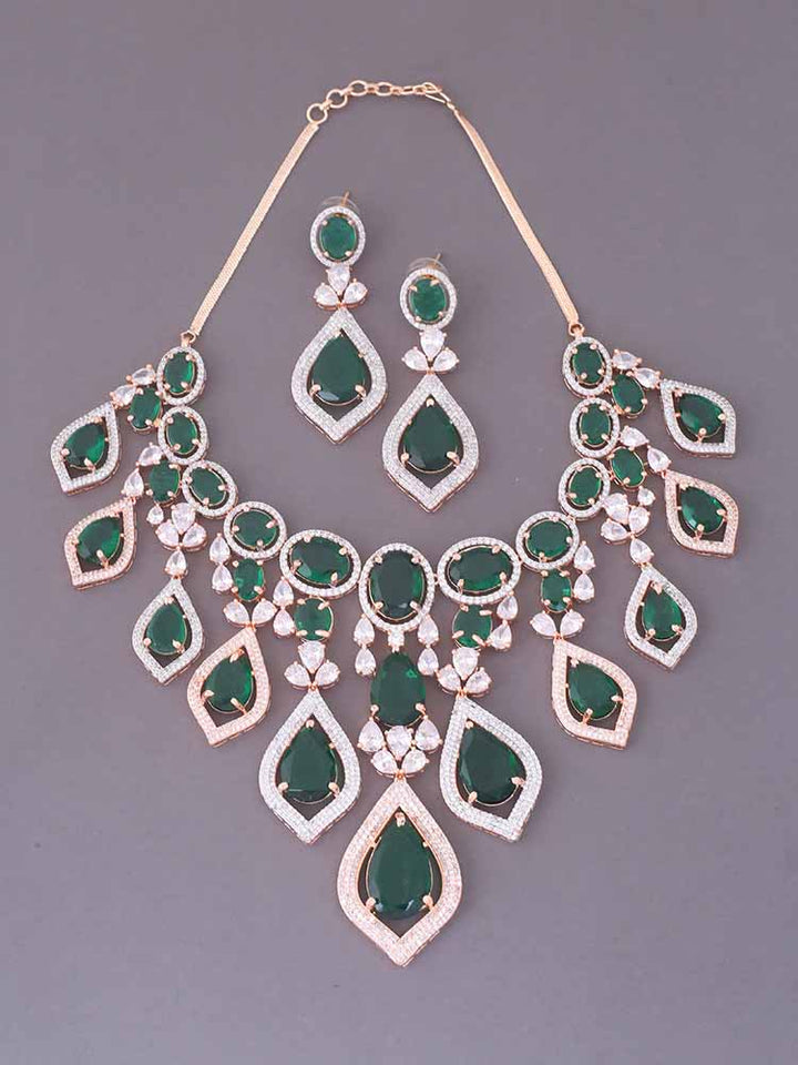 Emerald Rohesia Zirconia Jewellery Set