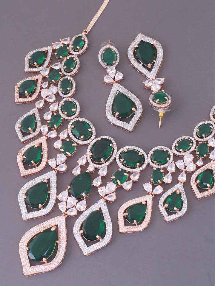 Emerald Rohesia Zirconia Jewellery Set
