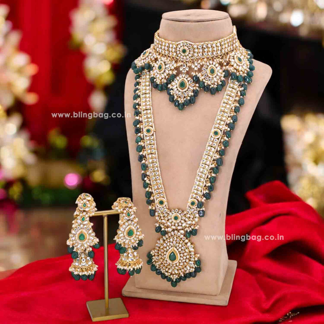Emerald Rohiya Bridal Jewellery Set