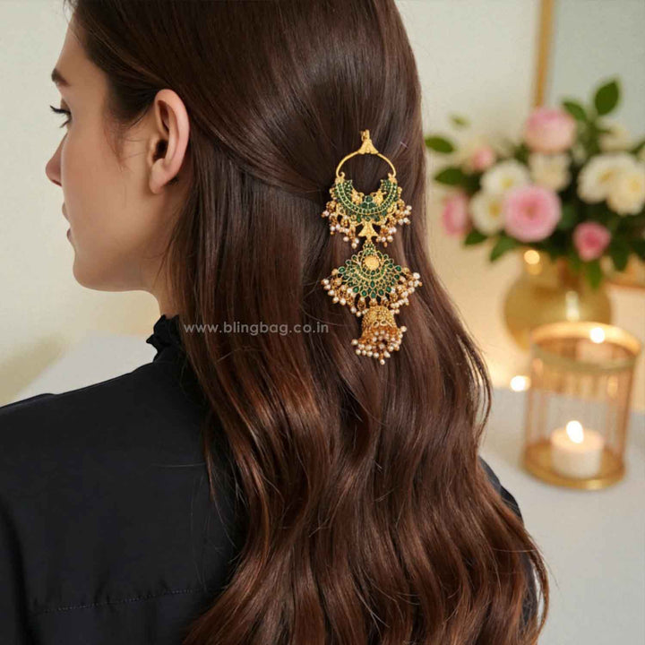 Emerald Roopali Hair Chooti