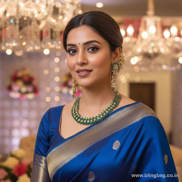 Emerald Rubyson Hasli Victorian Jewellery Set