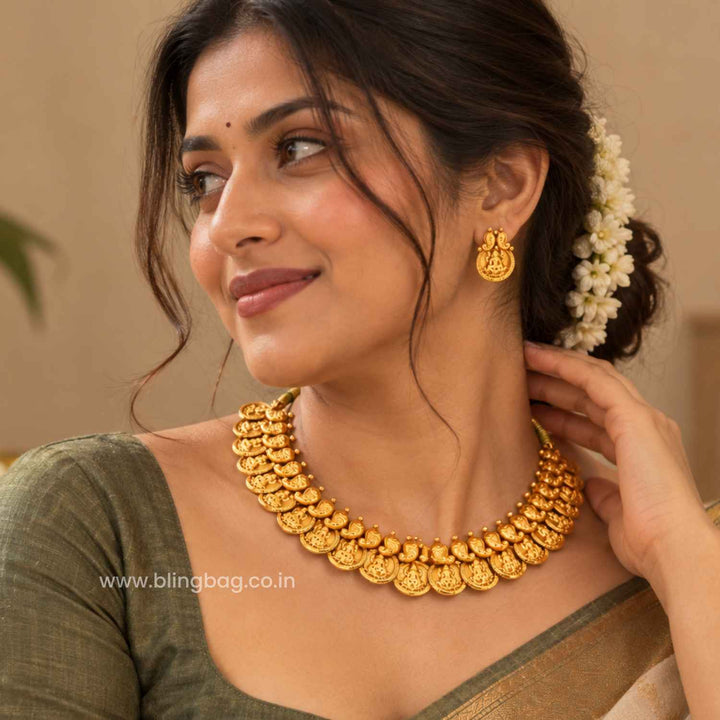Emerald Sadhika Antique Jewellery Set- New Arrival