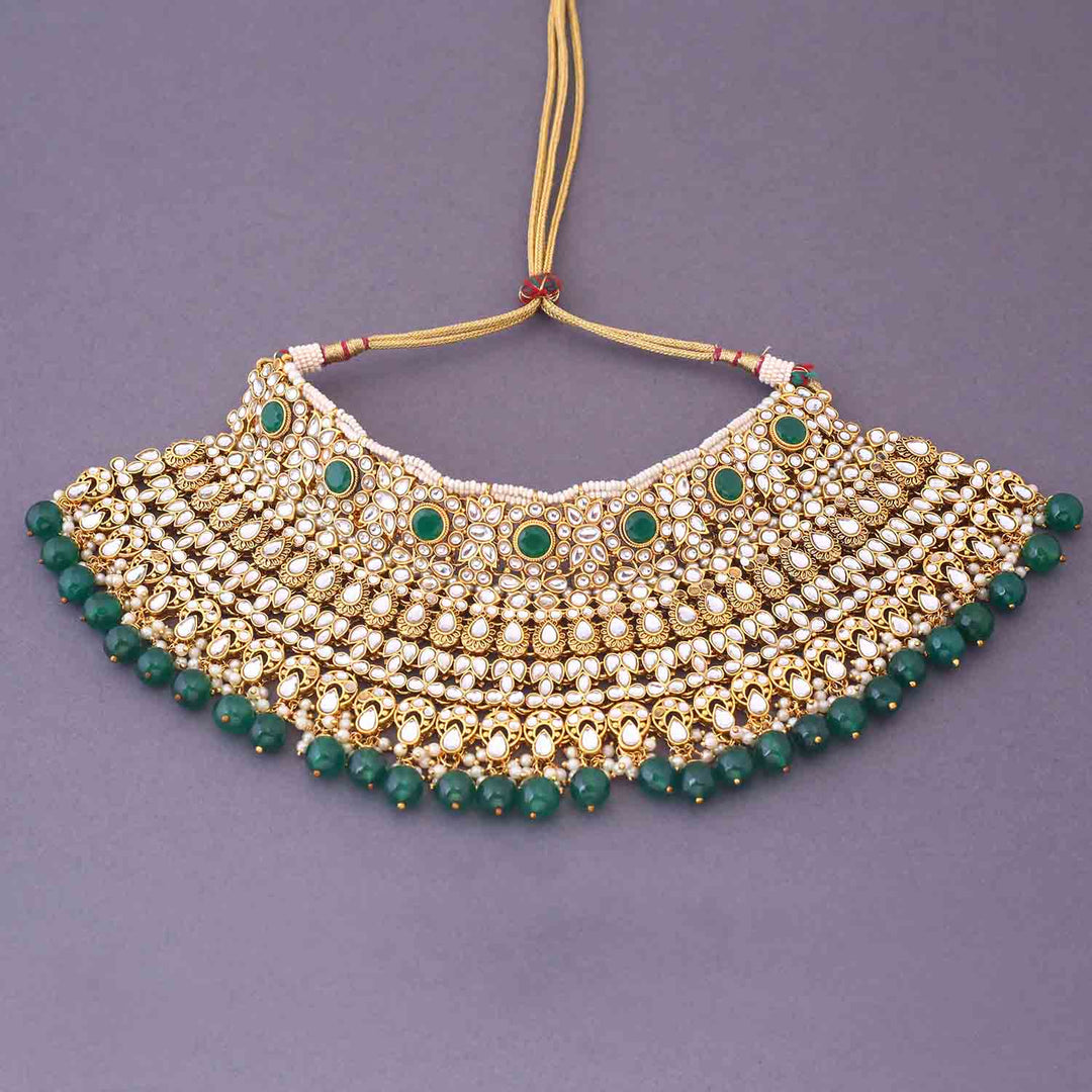 Emerald Saiyani Bridal Jewellery Set