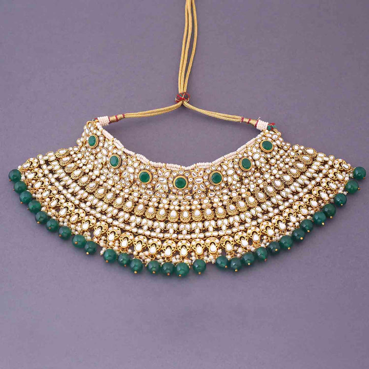 Emerald Saiyani Bridal Jewellery Set