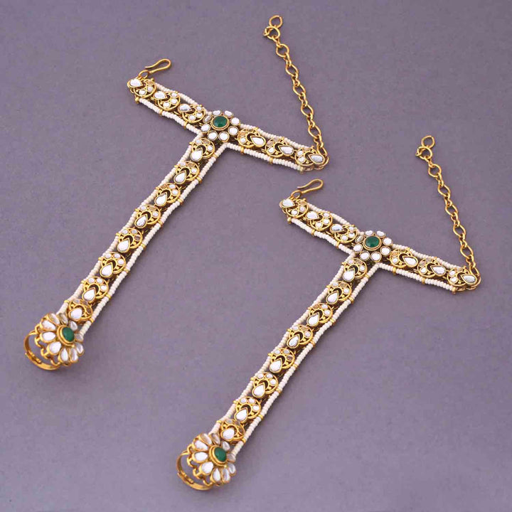 Emerald Saiyani Bridal Jewellery Set