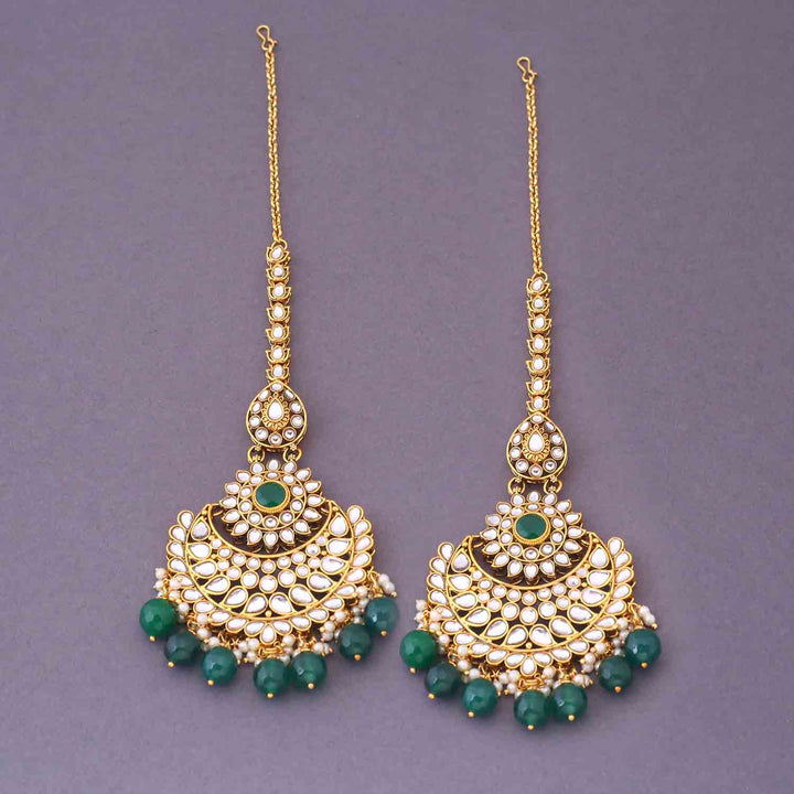 Emerald Saiyani Bridal Jewellery Set