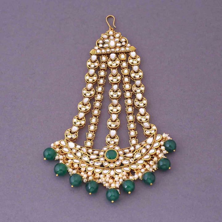 Emerald Saiyani Bridal Jewellery Set