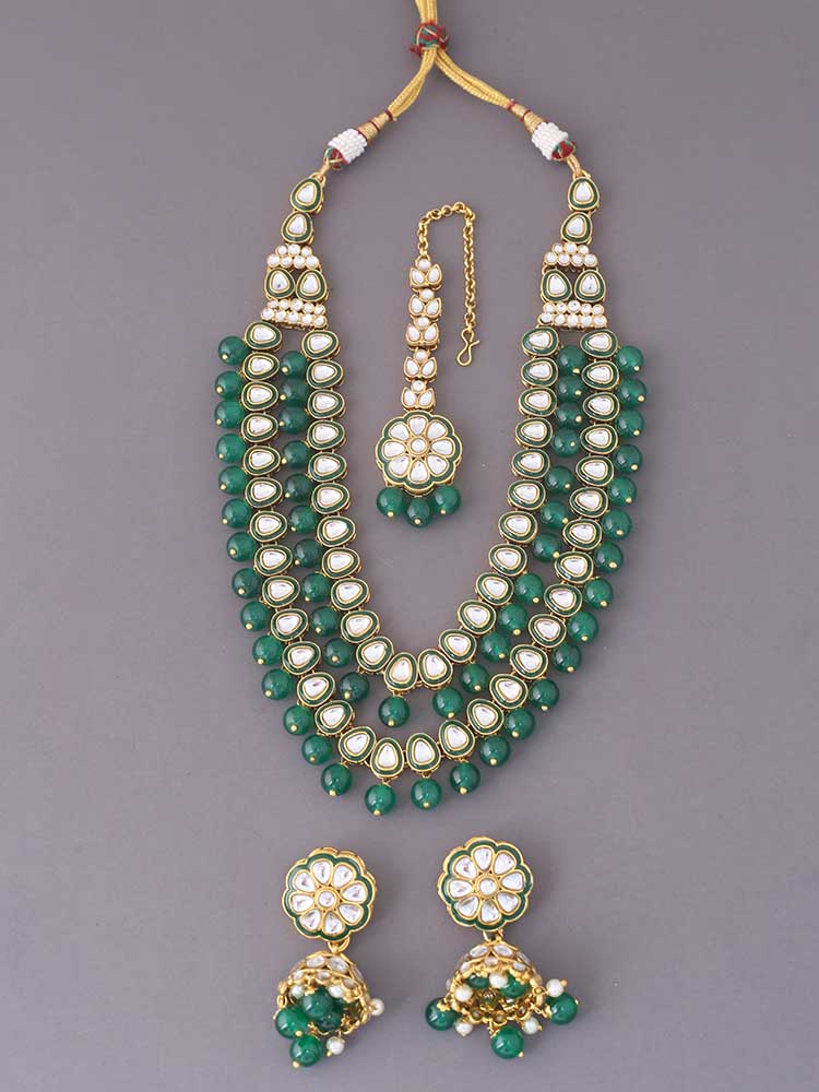 Emerald Sanatish Jewellery Set
