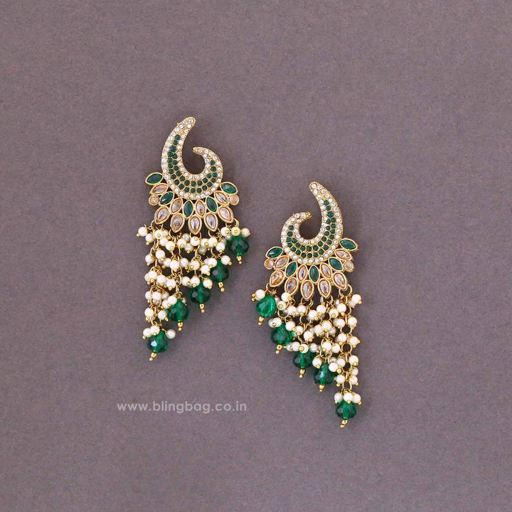 Emerald Sandhya Tassels