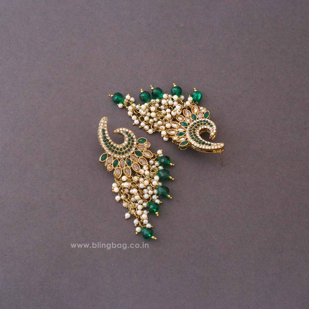 Emerald Sandhya Tassels