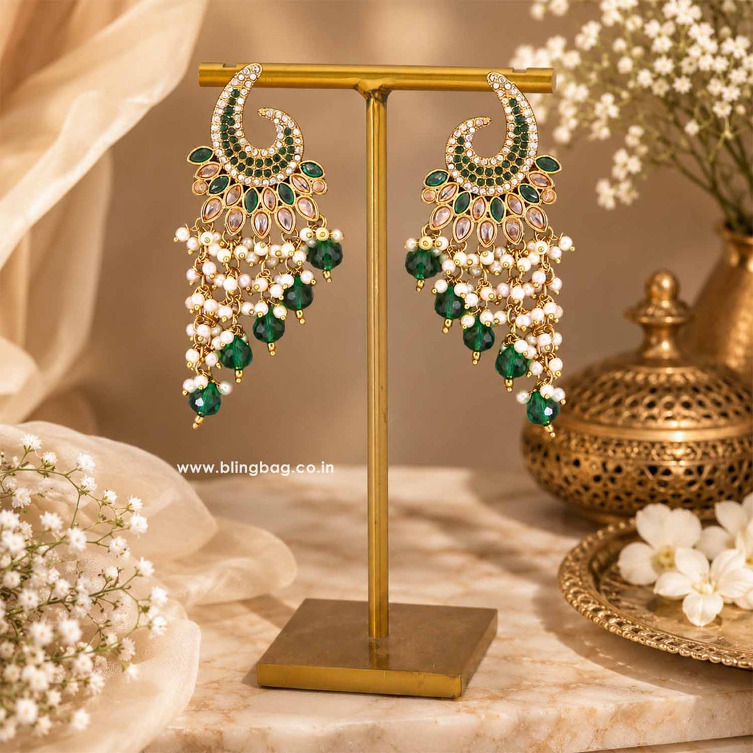 Emerald Sandhya Tassels