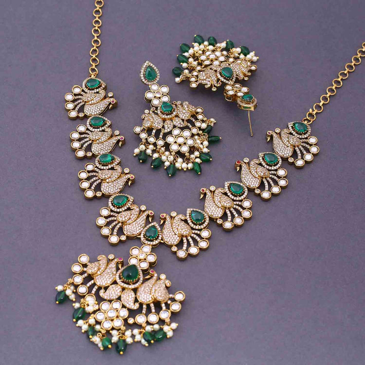 Emerald Sara Victorian Jewellery Set - New Arrival