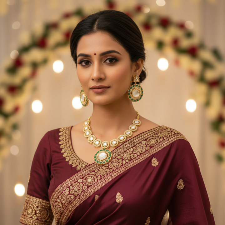 Emerald Sarah Zirconia Jewellery Set