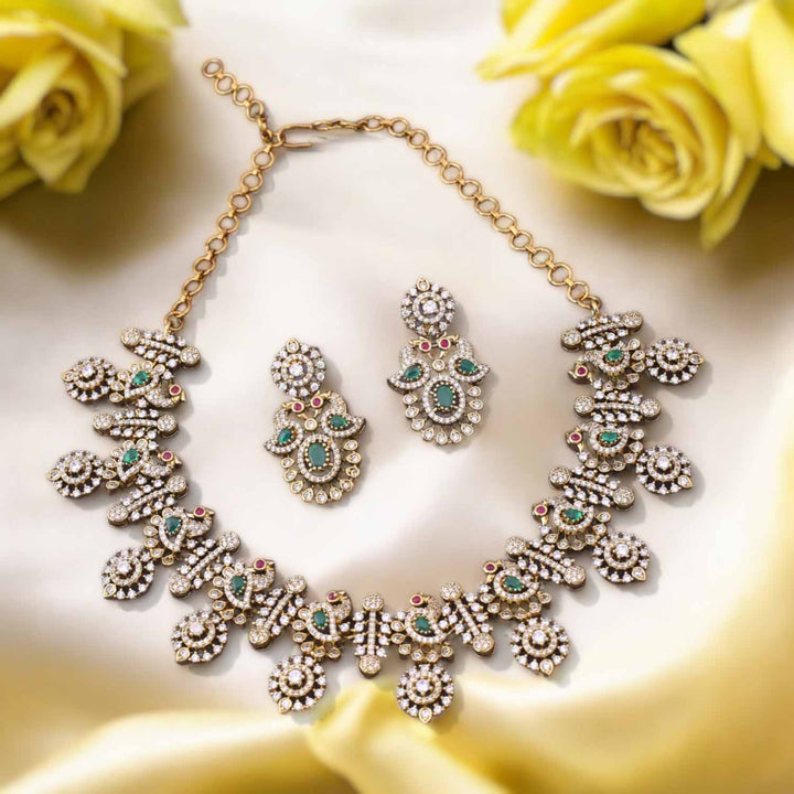 Emerald Sareh Victorian Jewellery Set- New Arrival
