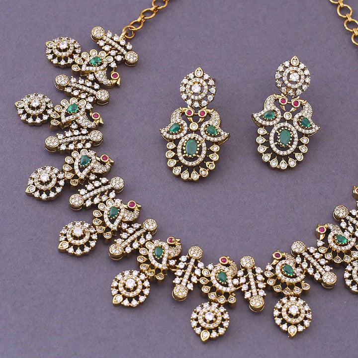 Emerald Sareh Victorian Jewellery Set- New Arrival