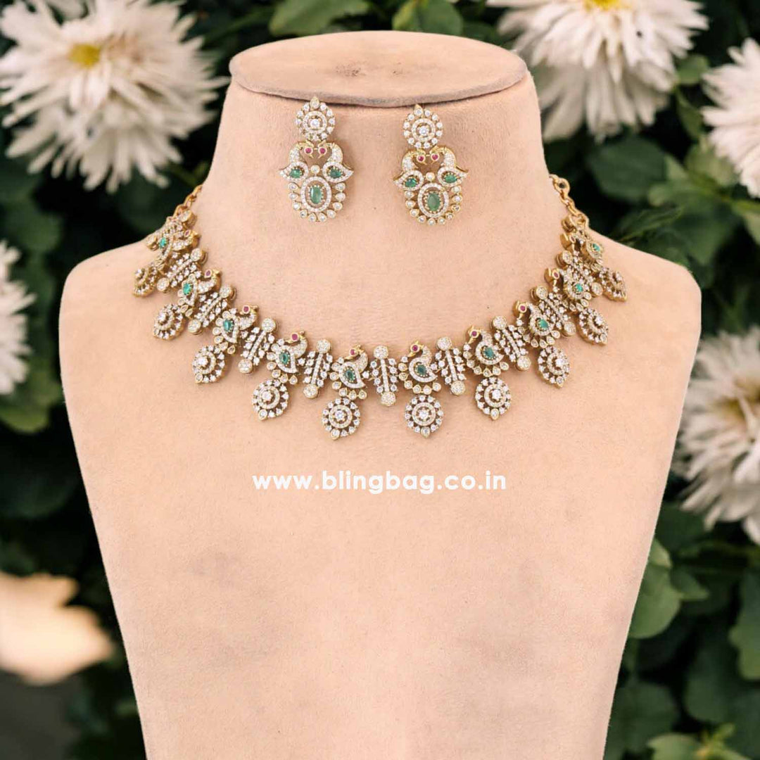 Emerald Sareh Victorian Jewellery Set- New Arrival