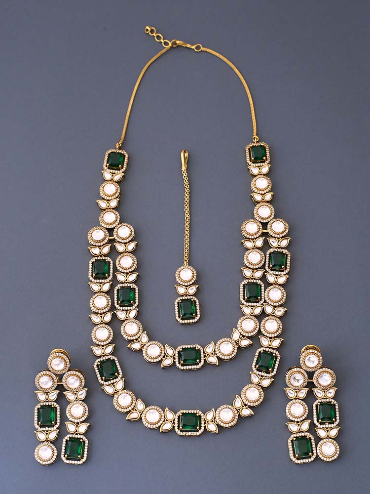 Emerald Sariah Victorian Jewellery Set  - New Arrival