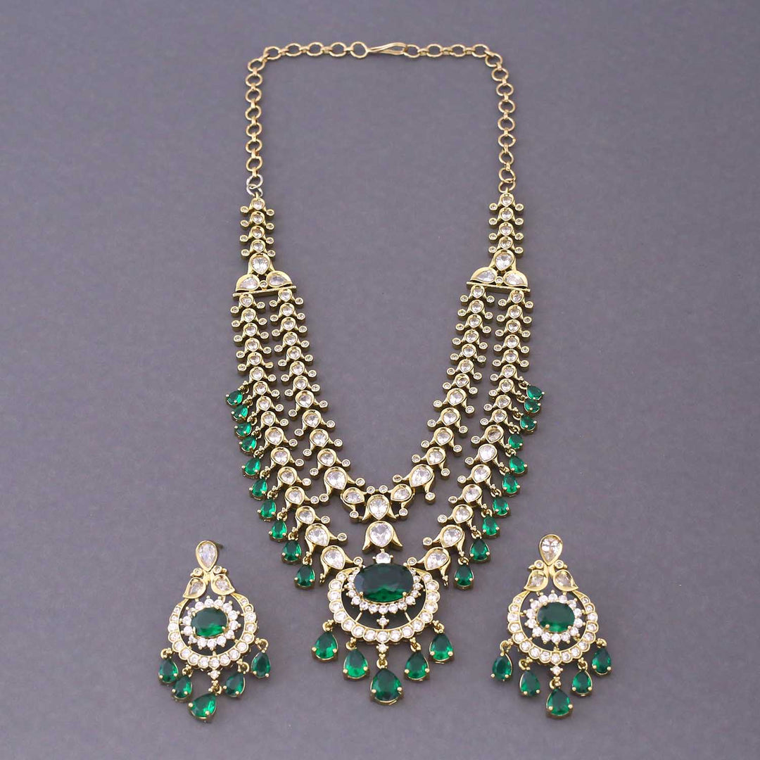 Emerald Sarie Victorian Jewellery Set - New Arrival