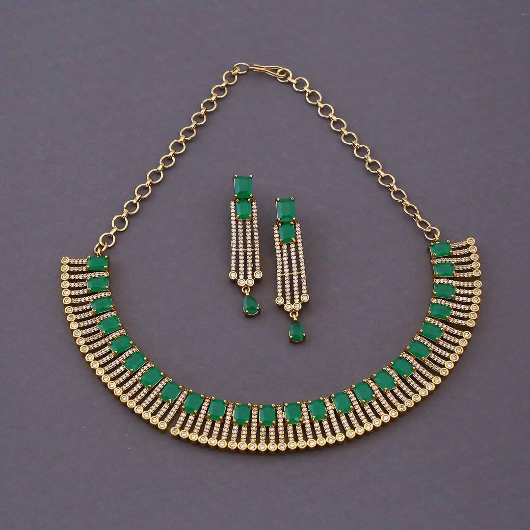 Emerald Scarket Hasli Victorian Jewellery Set - New Arrival