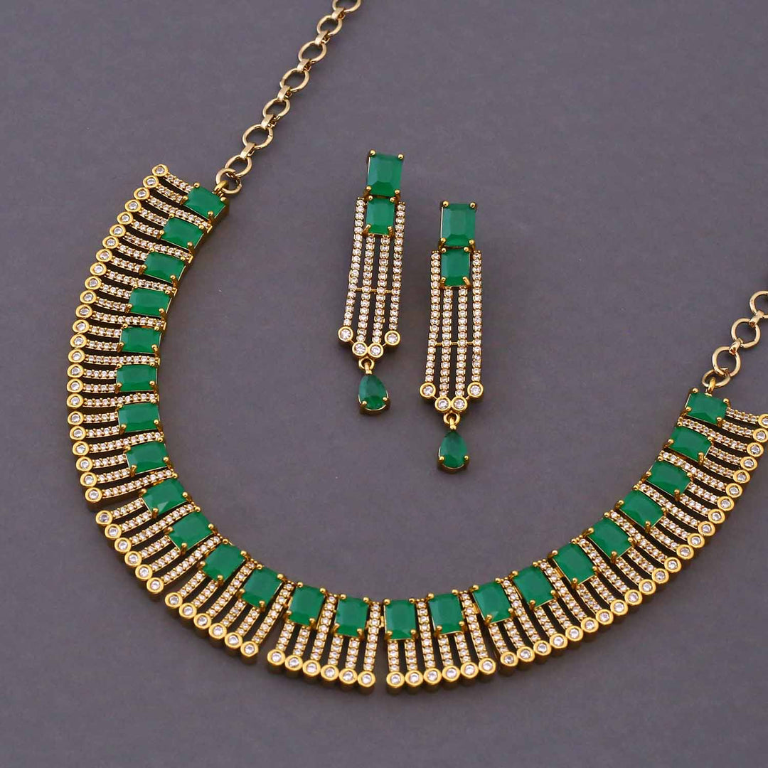 Emerald Scarket Hasli Victorian Jewellery Set - New Arrival