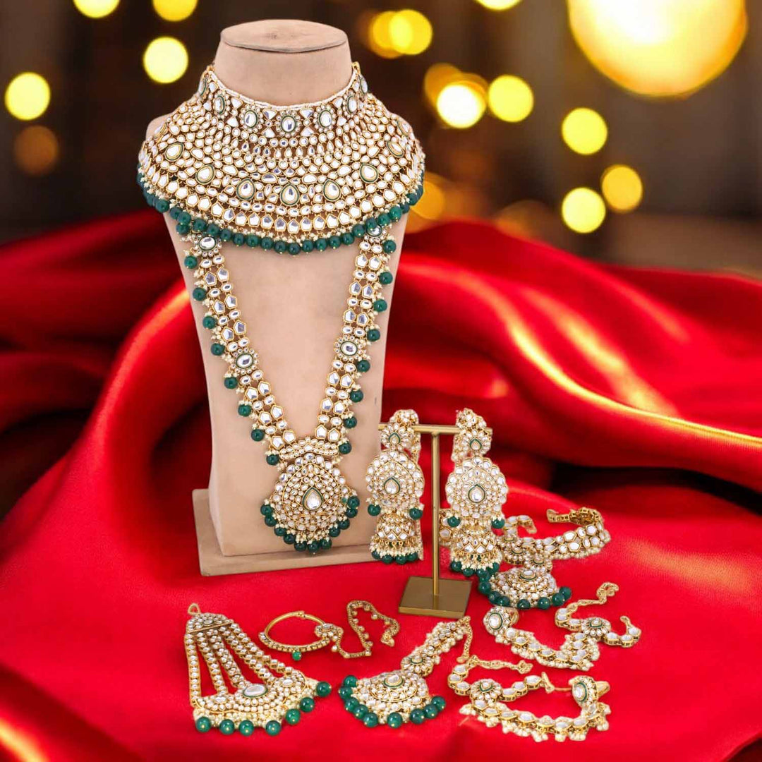 Emerald Seetani Bridal Jewellery Set – Bling Bag