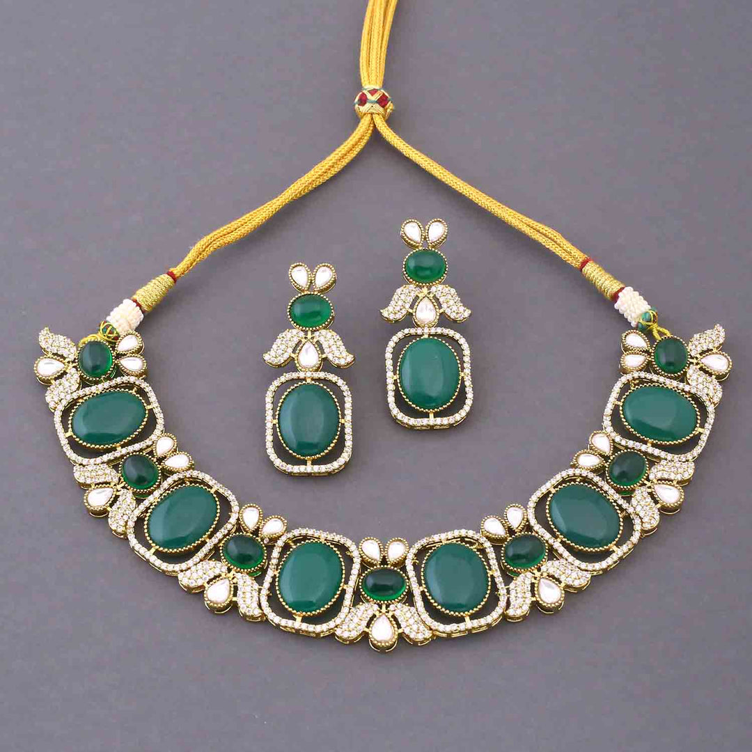 Emerald Seloria Victorian Jewellery Set - New Arrival