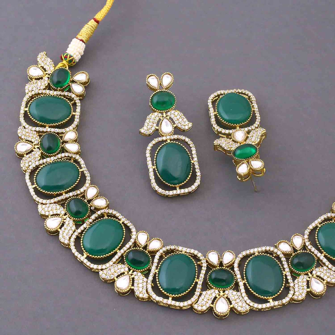 Emerald Seloria Victorian Jewellery Set - New Arrival