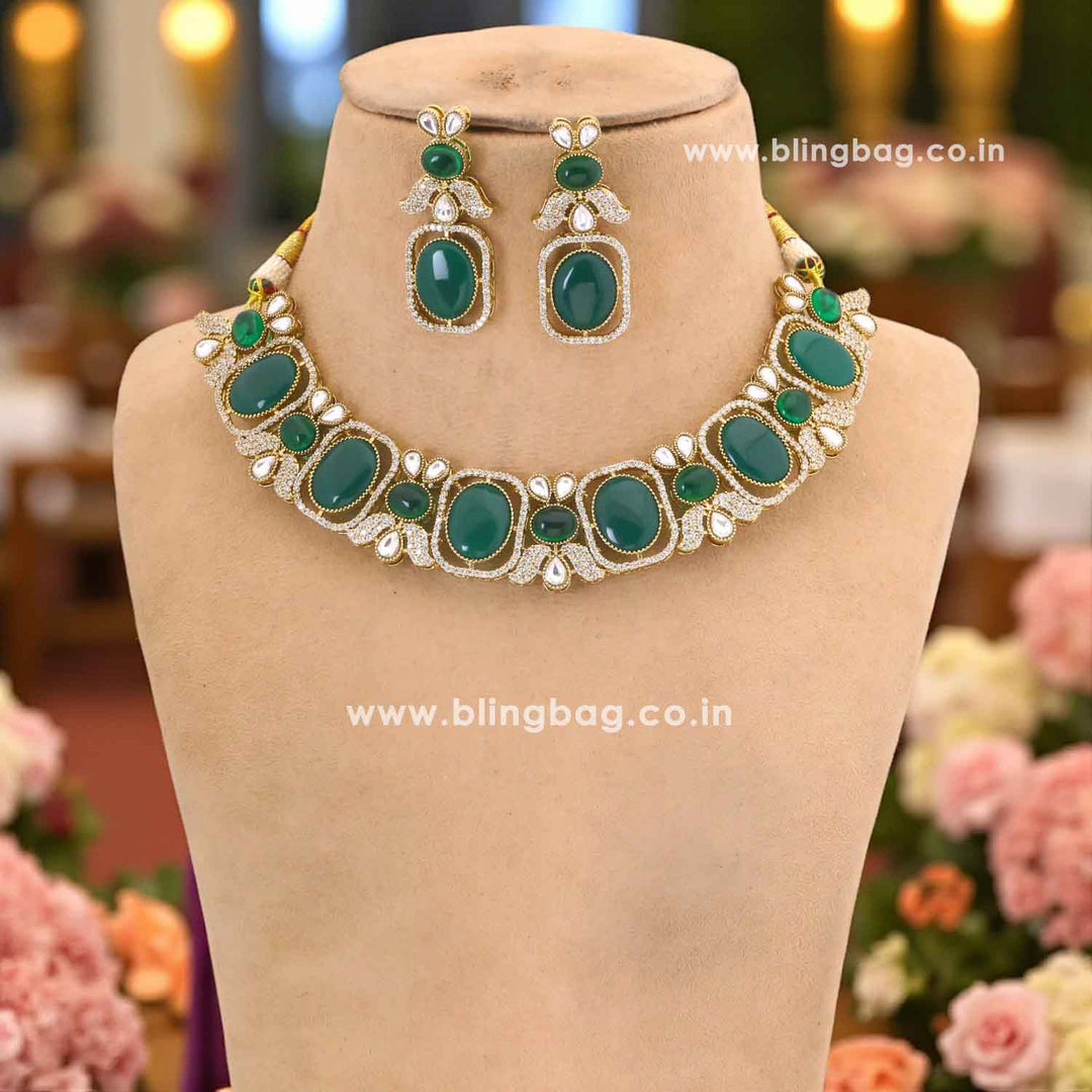Emerald Seloria Victorian Jewellery Set - New Arrival