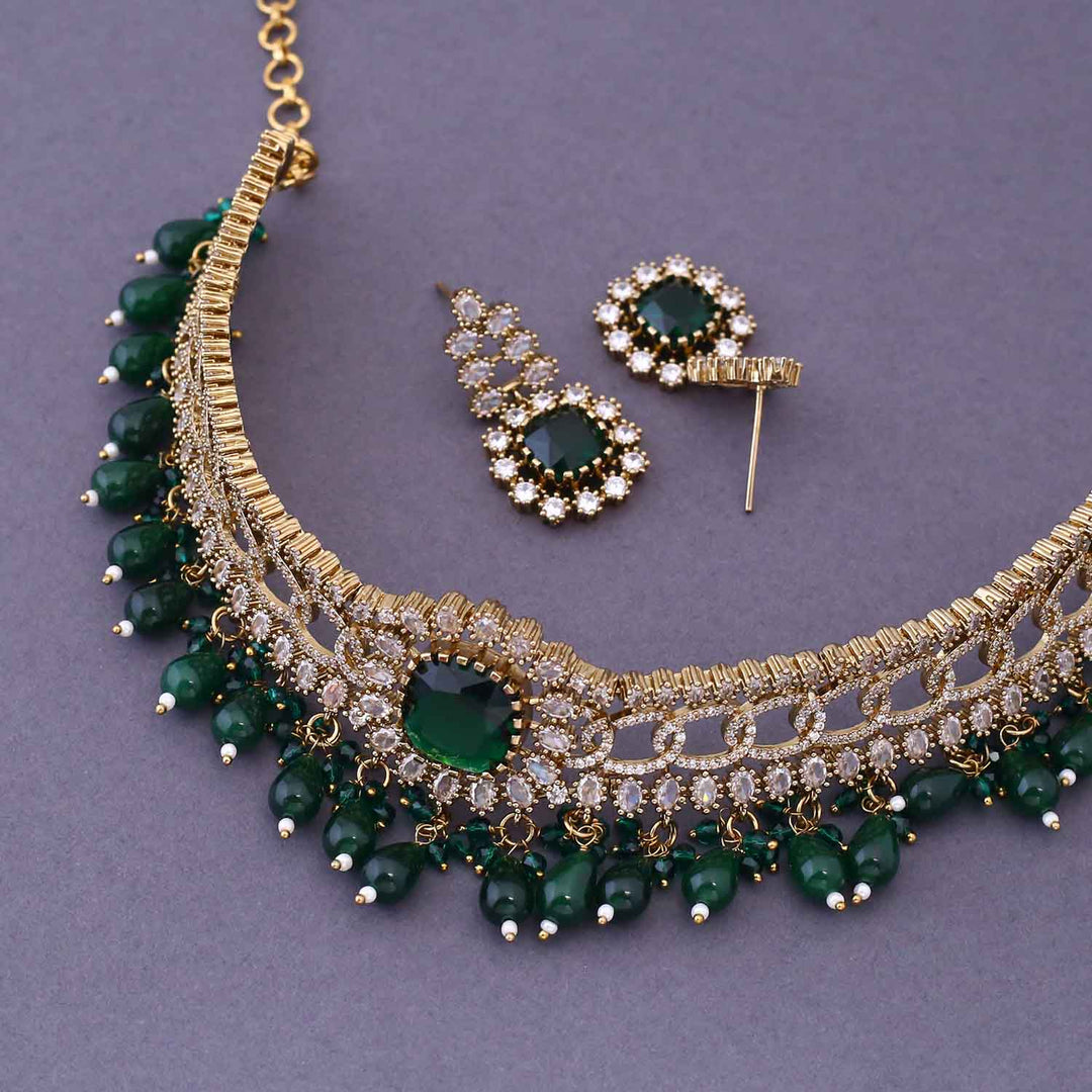 Emerald  Serriah Victorian Jewellery Set - New Arrival