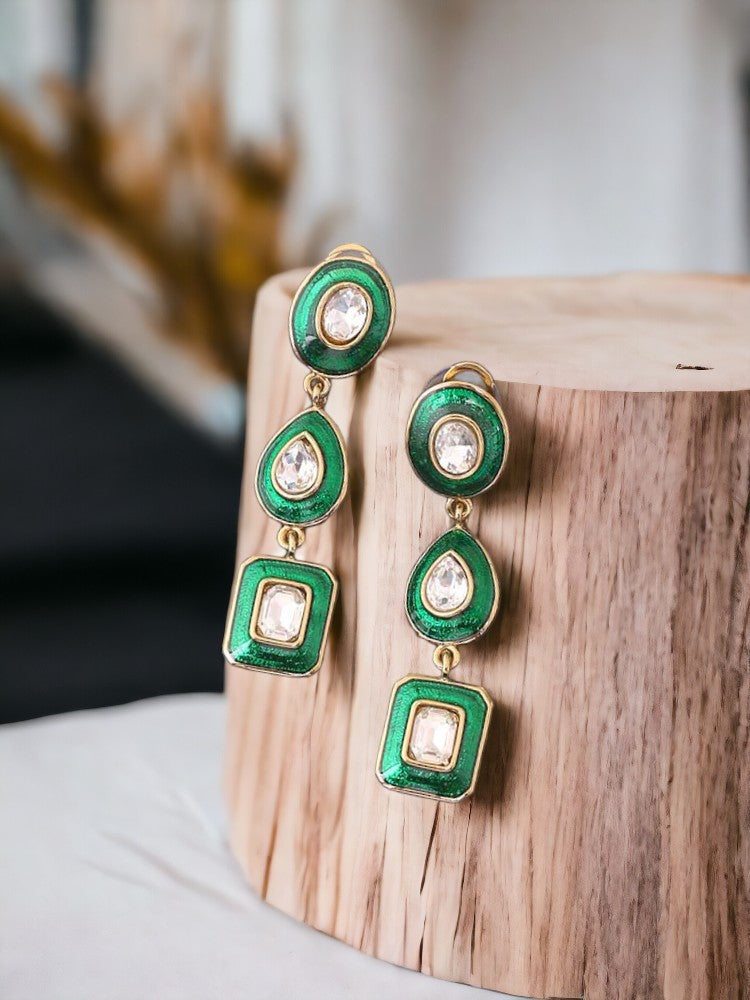 Emerald Shreena Danglers
