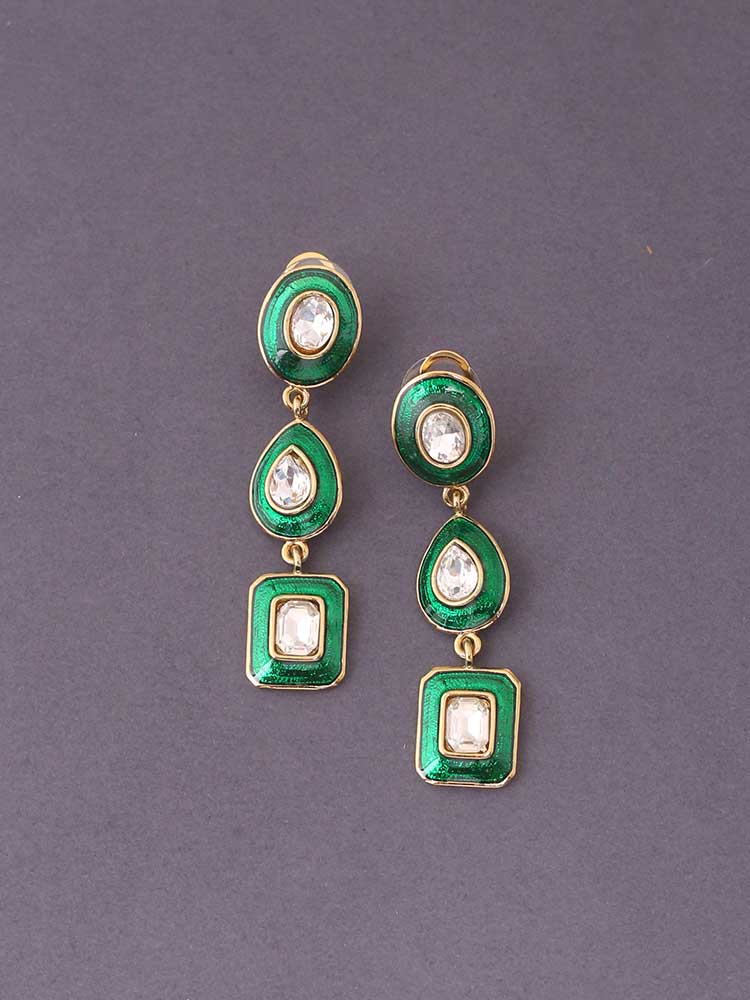 Emerald Shreena Danglers