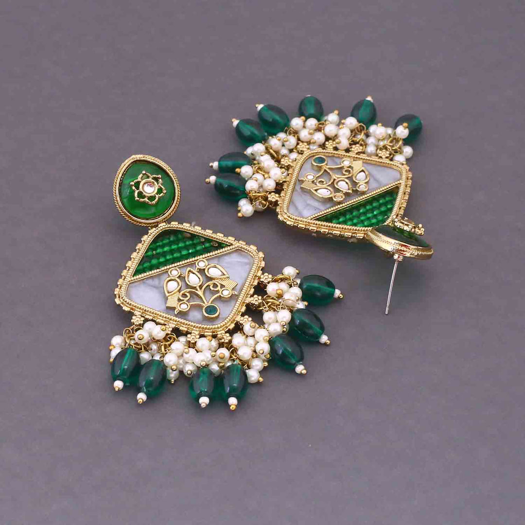 Emerald Shujira Danglers