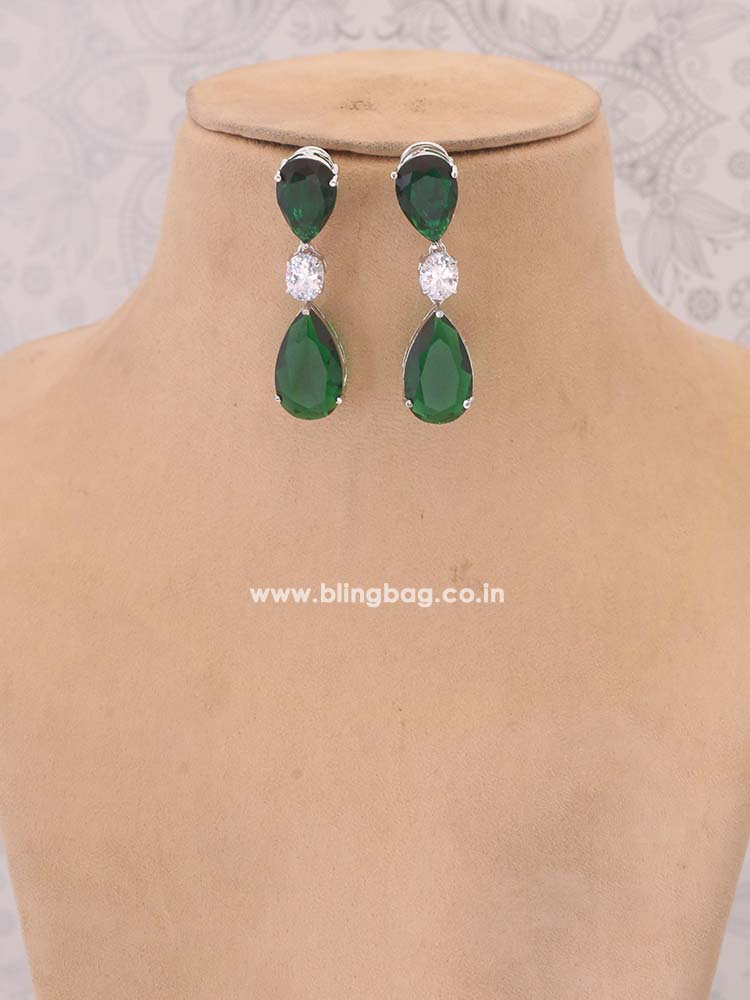 Emerald Sirena Zirconia Jewellery Set