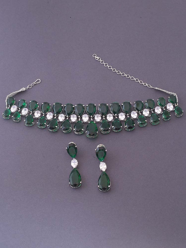 Emerald Sirena Zirconia Jewellery Set
