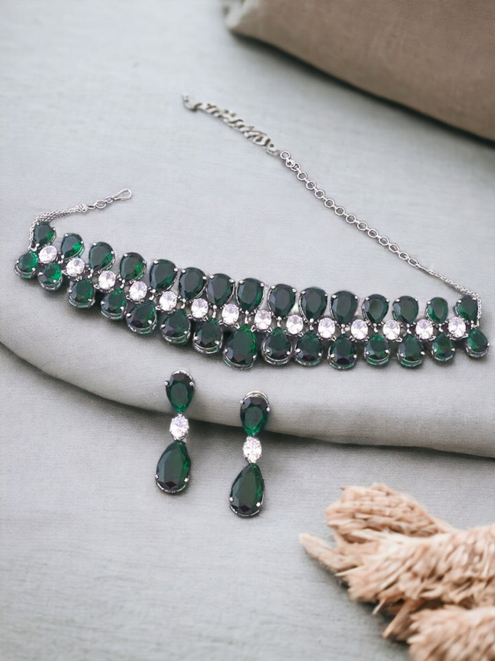 Emerald Sirena Zirconia Jewellery Set