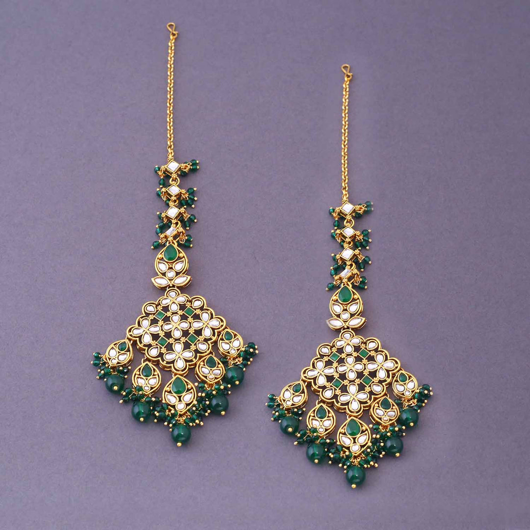 Emerald Smarak Bridal Jewellery Set