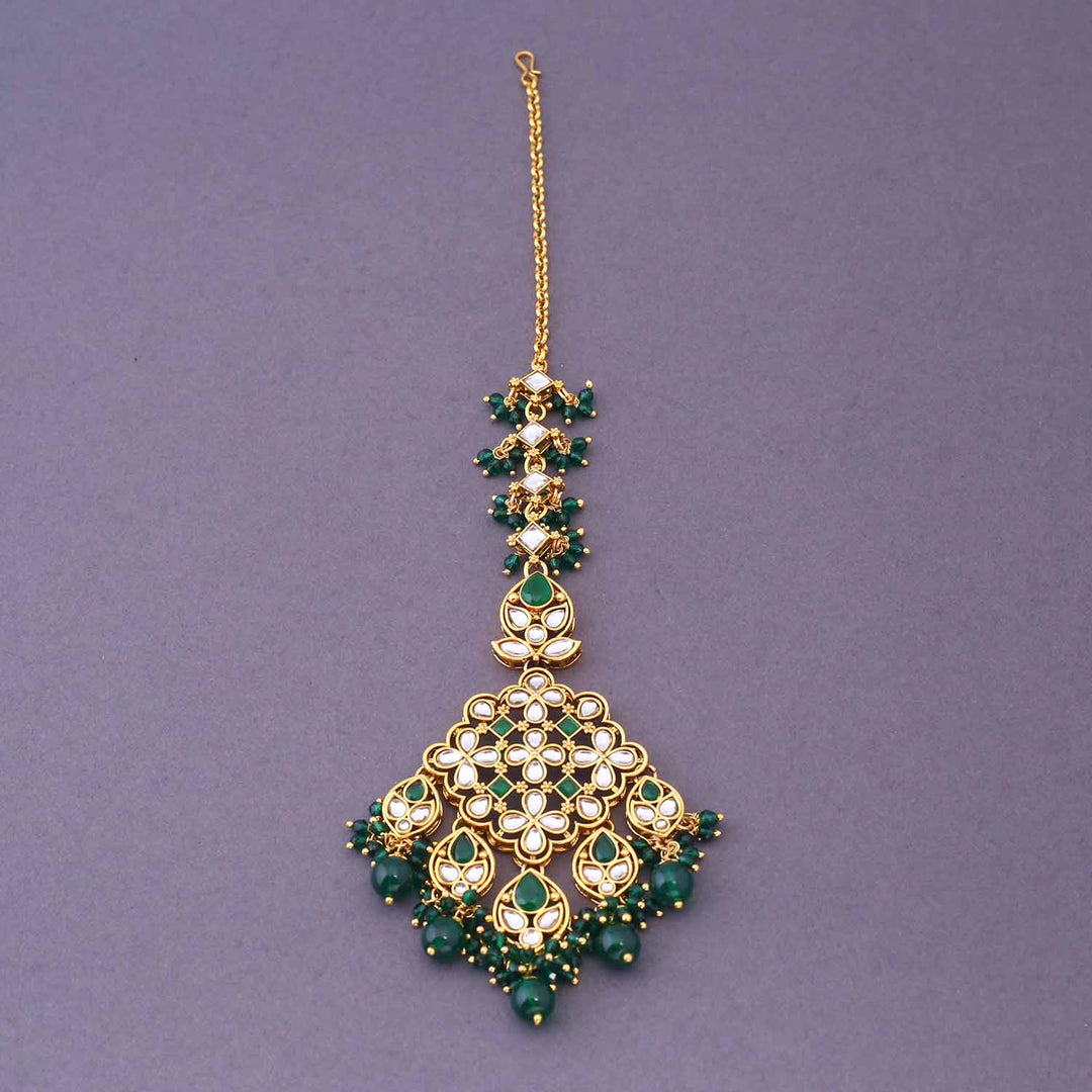 Emerald Smarak Bridal Jewellery Set