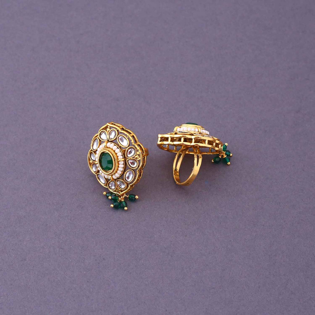 Emerald Smarak Bridal Jewellery Set