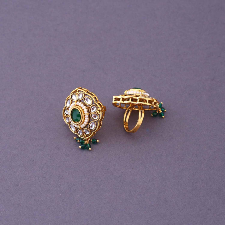 Emerald Smarak Bridal Jewellery Set