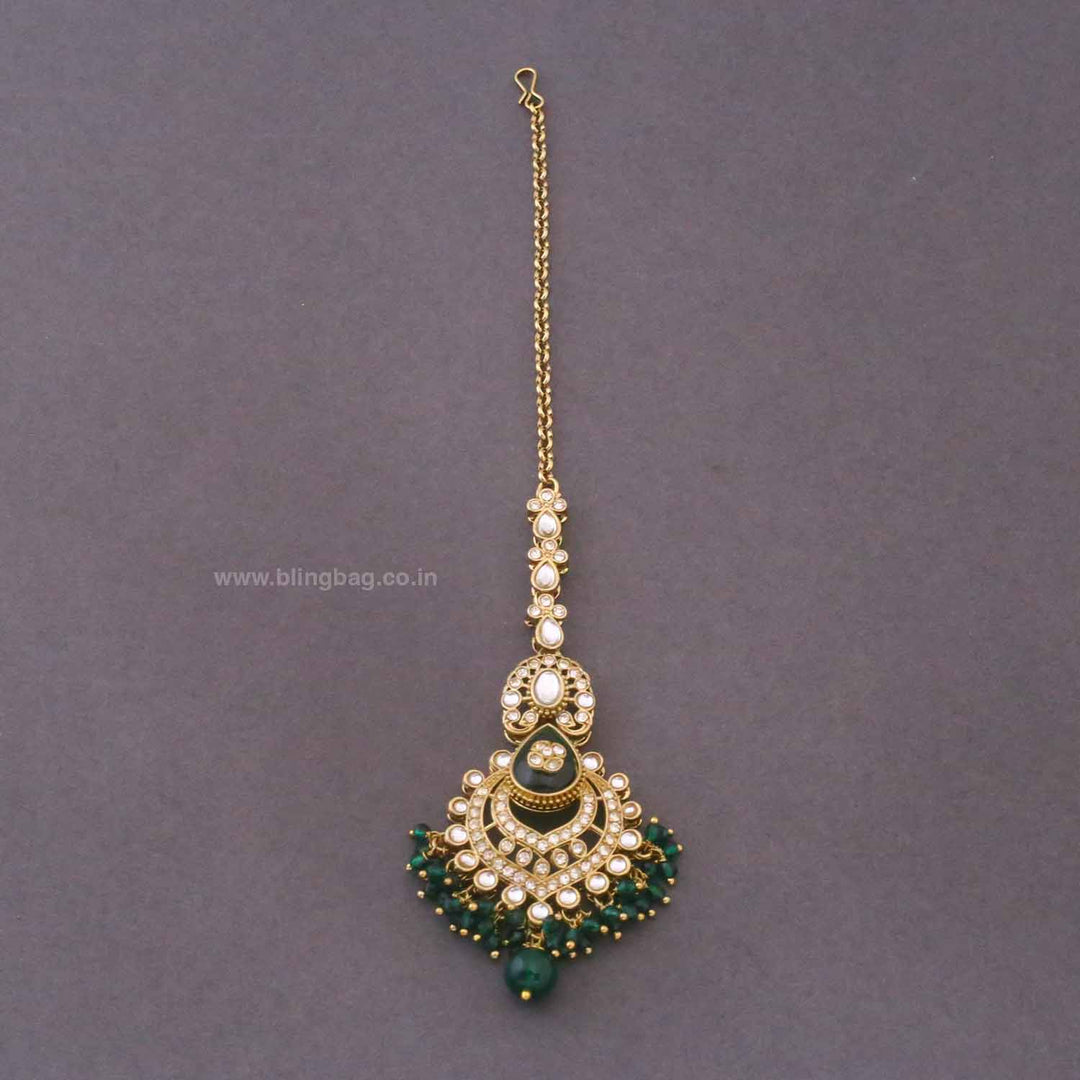 Emerald Sneha Bridal Jewellery Set