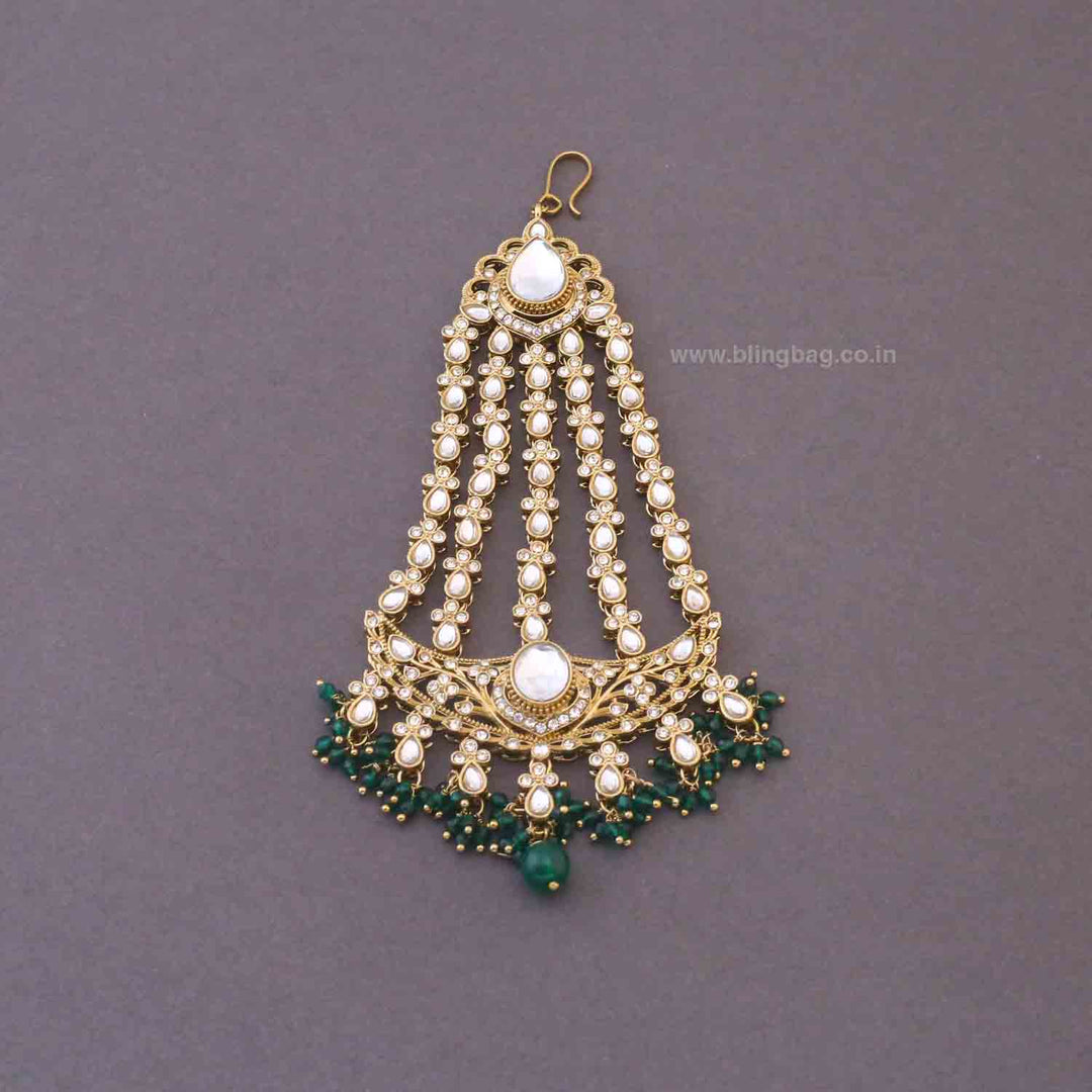 Emerald Sneha Bridal Jewellery Set