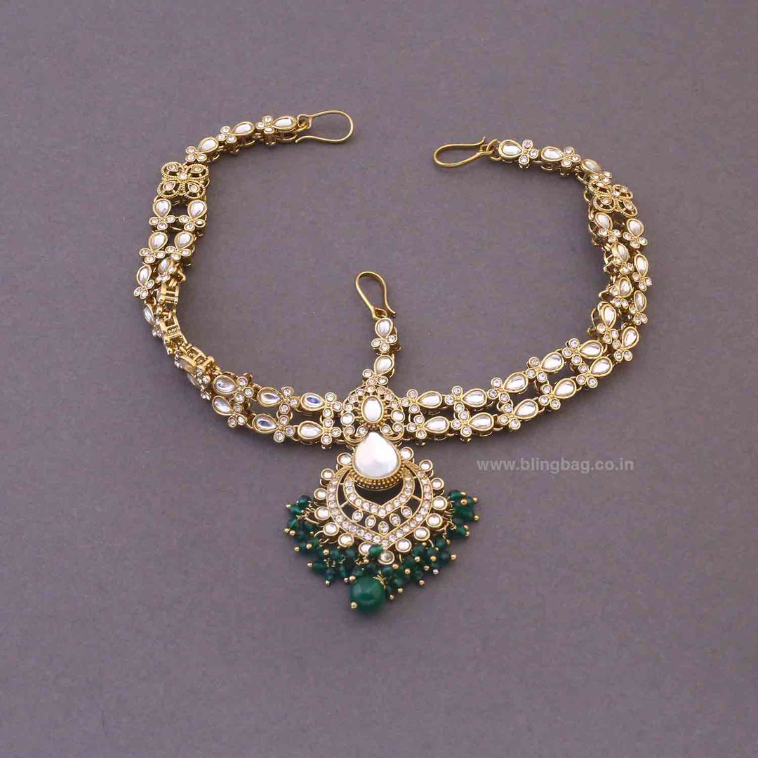 Emerald Sneha Bridal Jewellery Set