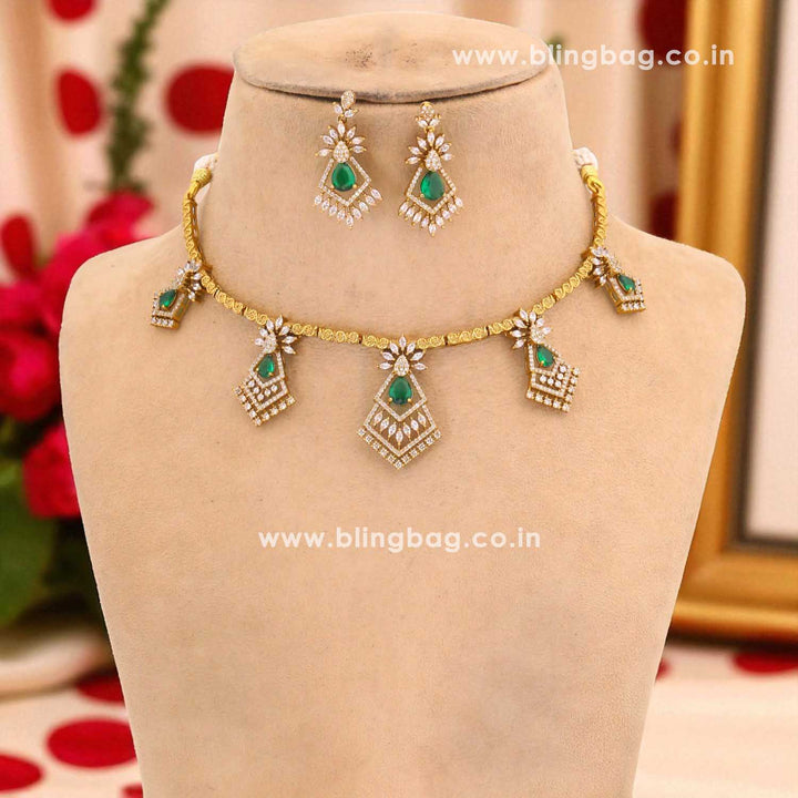 Emerald Solenne Victorian Jewellery Set - New Arrival